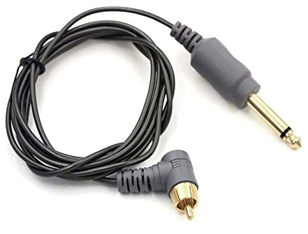 WARRIOR Clip Cord Tattoo Cavo Alimentazione per Macchinetta Tatuaggio Tattoo Machine Power Cord RCA Ricambio per Penna Rotativa (RCA ANGLED 3A)