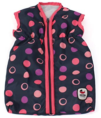 Bayer Chic 2000 - Puppenschlafsack für Baby-Puppen bis 55 cm, Puppenkleidung, Puppenzubehör, Corallo, Navy