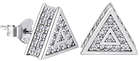 VEXXS Diamond Stud Earrings for Men
