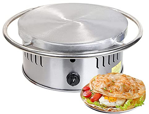 Grille - Pain À Crêpes Non Adhésives, Machine À Crêpes À Snacks À Gaz Rotatif À Usage Domestique Et Commercial
