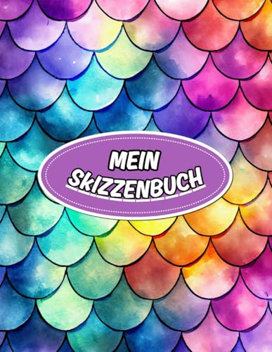 Mein Skizzenbuch: Notizbuch zum Zeichnen, Schreiben, Malen, Skizzieren oder Kritzeln