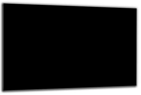 Funkenschutzplatte Glas Kaminofen Schwarz 90 cm Kamin Platte Bodenplatte Glasplatte für Grill Unterlegplatte Glas für Feuerstelle