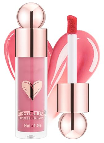 Blush Liquide pour les joues, Fards à joues Texture Léger Respirante, Crémeuse Longue Tenue Lisse, Anti-Bavure, Aspect Naturel, Imperméable contouring stick maquillage pour le teint des femmes -01#