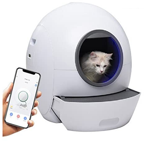 Lettiere per gatti Cat Tolilet Lettiera intelligente automatica for gatti Grande tipo di cassetto for toilette for gatti Lettiera autopulente antispruzzo completamente chiusa Lavora con precisione ed