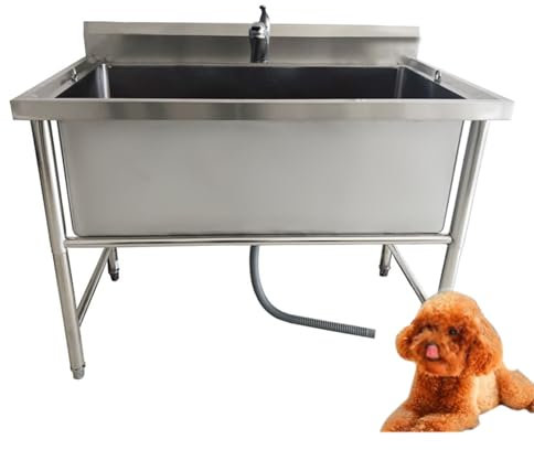 Hundepflegewanne, Haustier-duschbecken, Professionelle Haustier-hundepflege-badewanne Aus Edelstahl, Waschstation Für Kleine Hunde Für Zu Hause, Badewanne Für Haustiere, Gewerbliche Haustierpflege-bad
