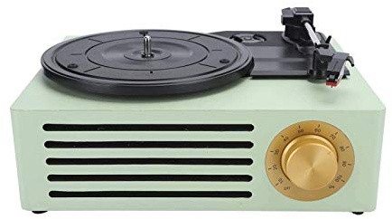 Grammofono retrò, giradischi in vinile, supporto dischi in vinile 7 pollici, 10 pollici, 12 pollici, 33/45/78 giri/min la riproduzione, supporto uscita RCA