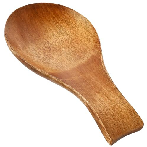 Löffelablage für Küche Natürliches Holz Kochlöffelhalter, Chunky Kochlöffelablage Küchenutensilien Halter Einfaches Topfdeckelhalter für Schöpfkellen, Zangen, Spatel, Herd Löffelhalter