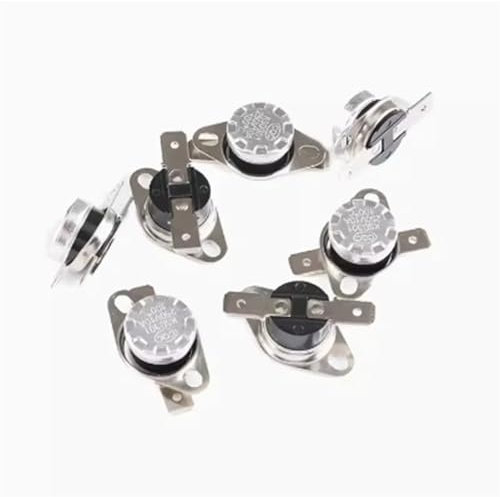 Bimetall-Thermostat KSD301, 250 V, 10 A, normal geschlossen, normal offen, Temperaturschalter, thermische Kontrolle, 40–130 Grad, 50 °C, 60 °C, 70 °C, 80 °C(Color:65C,Size:5 Pieces_NORMAL Closed)