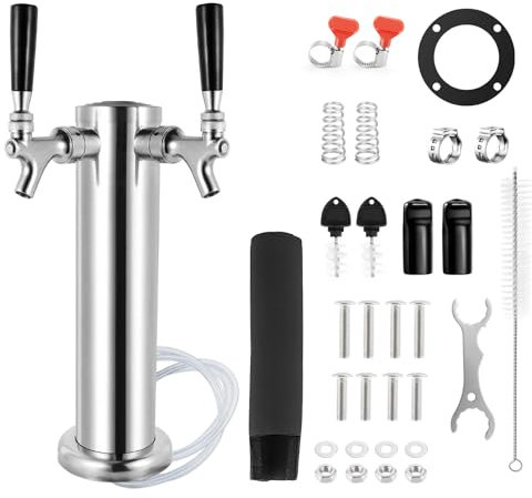 Imaictuu Kegerator Tower All Stainless Steel