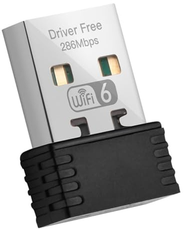 Mircube Wireless WiFi 6 Adapter AX286 2.4GHz Free Driver USB Network Card for Win7/10/11 Computer Mini WiFi Receptor