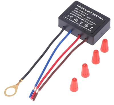 AC110-230V Touch-Lichtschalter Tischlampe Dimmer Steuermodul Sensor Touch-Schalter kompatibel mit Glühlampen-LED-Wandlampe