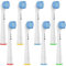 Brossette de Rechange Compatible pour Braun Oral b Têtes Brossettes de Rechange Têtes Brosse Embout Precision Floss Cross Action Clean Générique Sensitive pour Brosse à Dents Électrique 8 Pack Blanc