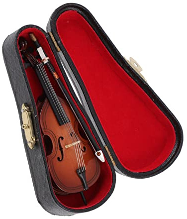 Alipis Mini-violoncello-modell Als Dekoration Realistisches Instrumenten-modell Geschenkidee Mini-bass-modell Tischdekoration Für Musikliebhaber