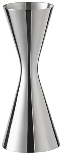 Jigger para barman 1oz/2 oz Cóctel de acero inoxidable Jigger con escala Cóctel de cabeza doble integrada de medición de accesorios de barman.