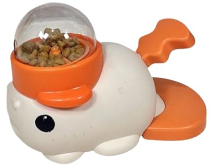 Jeux de Chiens Interactifs Distributeur de Snack - Jeu de Morceaux en Forme de Poisson | Jeu Éducatif Antistress Stimulation Mentale Enrichissement Alimentation Intérieure