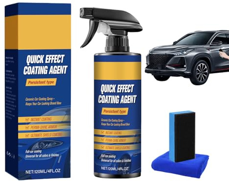 Nudorpn Keramikversiegelung Für Autos | Kratzfeste Keramikversiegelung Spray,Fahrzeugpflege Politur Sprühnebel | Für Autos, LKW, SUVs, Boote, Wohnmobile, Fenster, Marinespiegel Und Haustüren Aus