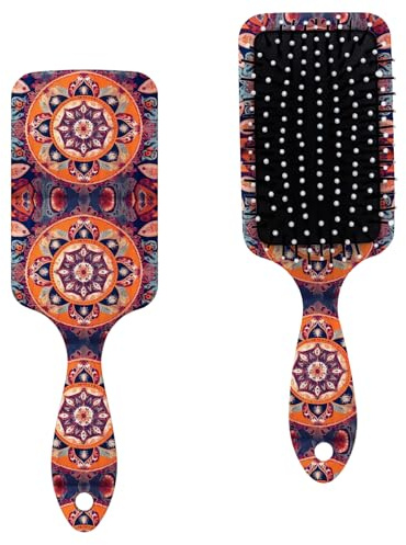 QIUPINGLI Spazzola per capelli a pagaia, scivola attraverso i grovigli con facilità, graziose spazzole districanti per capelli, per ragazze, donne, ragazzi, uomini, bagnati e asciutti tutti i capelli