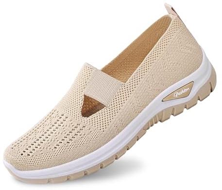 Scarpe Ortopediche Donna Senza Lacci Morbida Sneakers Scarpe da Ginnastica Traspirante Antiscivolo Leggere Scarpe da Corsa Estive Comode