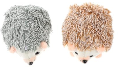 PERSELOSO 2 Stück Igel Nadelkissen aus Polyester Kompakt und Bequem Modisch und Niedlich zum Nähen und Quilten als Praktisches Nähzubehör