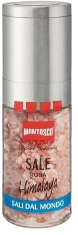 Sale Rosa dell'Himalaya Montosco con Macinino in Alluminio 90 g, 1 item