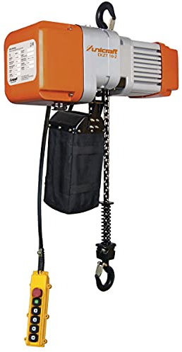 UNICRAFT 6194110 Unicraft Serie EKZT-2 Modelo EKZT 10-2 Polipasto Eléctrico de Cadena, 661 x 276 x 460mm, Capacidad máx. 1 T.