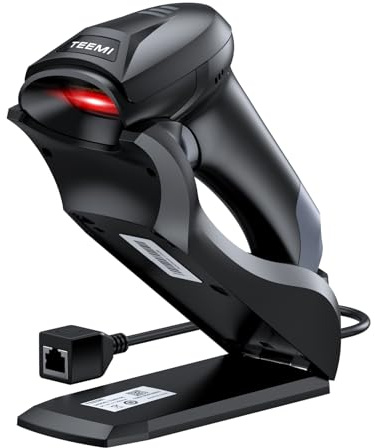 TEEMI TMSL-56CR Bluetooth Barcode Scanner with USB Smart Cradle