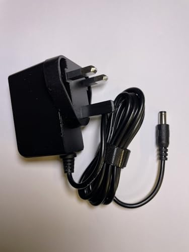 DIXIETREE 1TB External Hard Drive Power Adapter, 12V 1.5A, UK Plug, Black, 2M Cable, DC Barrel Connector, 1 Year Warranty, CE Certified