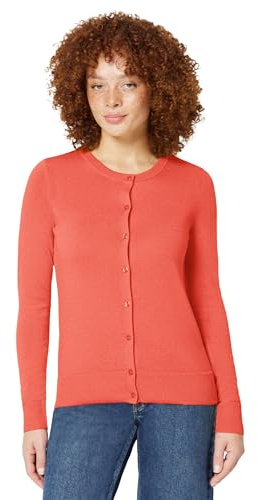 Amazon Essentials Damen Leichte Rundhalsstrickjacke (Erhältlich In Übergröße)