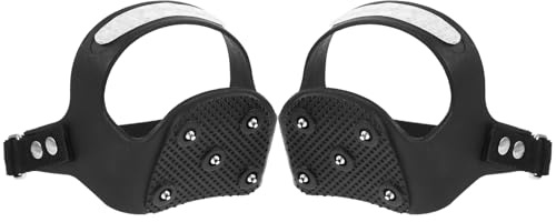 LIOOBO Eisstollen Schneeschuh Schuhspikes Schuhkrallen Klampen Schnee Spikes Steigeisen Eiskrallen Anti Rutsch zum Joggen