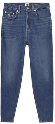 Tommy jeans dam MOM Jean UH TPR CH0152 CO DW0DW19244 avsmalnad, denim (denim mörk), 31W/34L, Denim (denim mörk), 31W x 34L