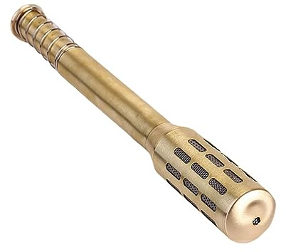 Goldener Moxa Stab aus Kupfer für Moxibustionsmassage | Handgeführte Rolle, für Hände und Augen, Kompakt Geformt, als Massagezubehör in Gold