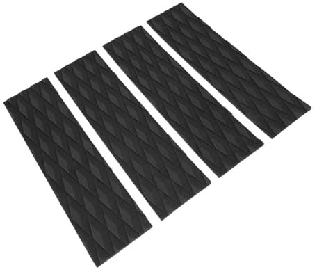 Stylebest 4 Stück rutschfeste Surfbrett-Traktionspads, Eva-Surf-Frontdeck-Pads für Skimboards, Kajak (Schwarz), Stylebestrc2n9tqh7v-11