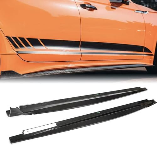 THOMIX Auto Seitenschweller für Audi A5 S LINE S5 2020-2023 Sportback Hatchback 4-Door, Seitenschweller Splitter Lip Winglet Diffusor, Auto Seitenrock, Trittbretter Seitenschweller, Auto Zubehör