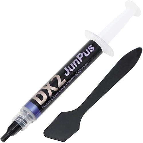 JunPus JP-DX2 -Nano Diamond Thermal Grease - Overclocking Thermal Compound - Heatsink Paste for All Coolers - Consoles Premium Performance Thermal Paste for all Processors- CPU/GPU/PS5/Xbox - 3 Gram
