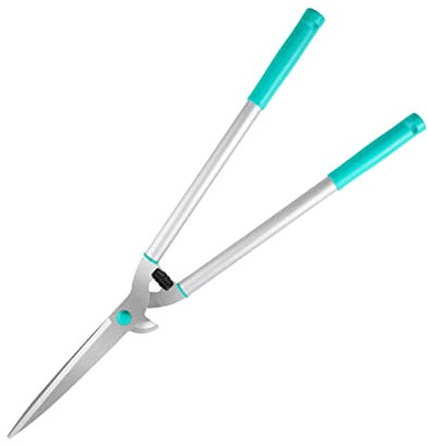 XAoSCd Garden Hedge Shears Gardening Tools, Multi Function Hedge Shears Heat Treated Steel Construction For Trimming Borders Boxwood Bushes,