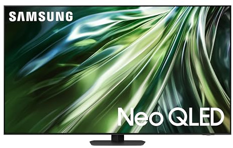 Samsung Neo QLED 4K QN90D 75 Zoll (191 cm) Fernseher Mit Neural Quantum AI Gen2 Prozessor, Quantum-Matrix-Technologie, AI Upscaling, Smart TV, KI TV, 75QN90D [2024]