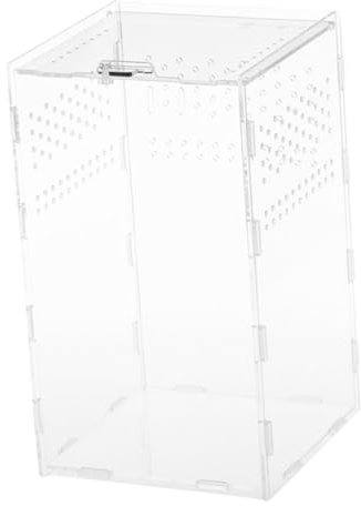 Toddmomy 1ensemble Boîte De Reproduction Transparente pour Reptiles Habitat Terrarium Haute Visibilité Idéale pour Lézards Et Tarentules