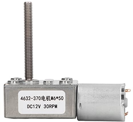 Mavaol 12v Gear Motor, conception de verrouillage automatique, contrôle de haute précision, compact et puissant, pour les ouvre-fenêtres, les ouvre-portes, les petits treuils,