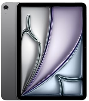 Apple iPad Air de 11 Pulgada con Chip M3 diseñado para Apple Intelligence, Pantalla Liquid Retina, 512 GB, cámara Frontal/Trasera de 12 Mpx, Wi-Fi 6E, Touch ID — Gris Espacial