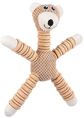 TOYANDONA Plüsch Kauspielzeug Mit Quietschfunktion Für Haustier Hunde Welpen Imitierte Maiskörner Für Zahnreinigung Robustes Stofftier Spielzeug Für Zuhause Und Tierhandlungen