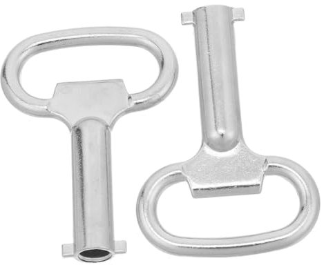 DIYEAH 2 Pezzi Chiavi per Valvole per Armadi Elettrici Contatori Gas e Sfiato Radiatori Design Pratico e Resistente per Utenze e Applicazioni Multiple