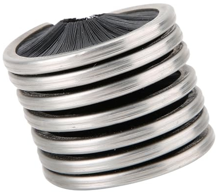 Segrehy Herramienta de Lavado de Cepillo de Limpieza de Cordones de la Cuerda con Treva al Aire para el montañismo y el Trabajo de Trabajo aéreo