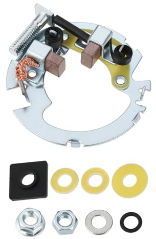 OTOTEC Portaescobillas de Carbón Eléctrico para Motor de Arranque de Motocicleta 0449-KKYUIEd Compatible con Honda CBF CBR SLR FMX