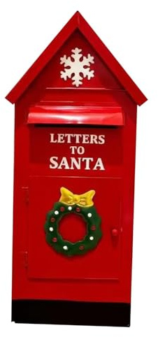 MotiveTech Buzón de Navidad para Al, Buzón de, Decoración Navideña para Puerta de Entrada