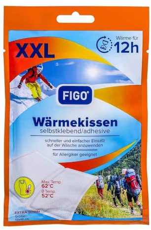 FIGO Wärmekissen 12 h selbstklebend XXL Vorteilsp. 5 St