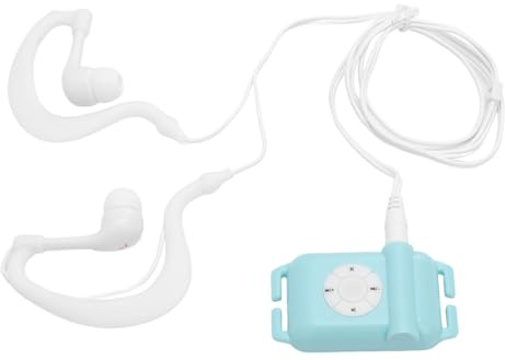Ejoyous Lettore MP3 Subacqueo, Lettore MP3 Multifunzionale Resistente all'acqua IPX8 ABS WMA per il Surf (4GB)