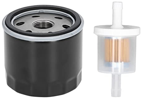 Juego de filtro de aire y filtro de aceite para cortacésped D100 - D170, kit de repuesto de alta confiabilidad con instalación sencilla, construcción robusta en aluminio para una v