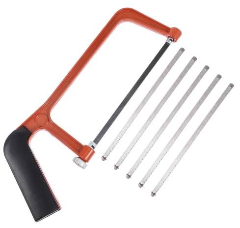 RORPOIR Mini Herramienta de Mano para Metales Acero de Alto Carbono y Plástico, Corte y Diseño Ergonómico para Carpintería y Trabajos de Madera