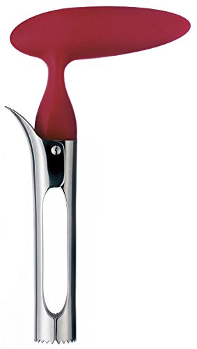 Cuisipro Apple Corer with Easy-Release Lever, Red / Silver
