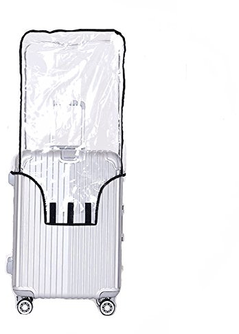 JenKin Luggage Protector Suitcase Cover PVC Waterproof Travel Suitcase Fits Most 20 to 30(28)